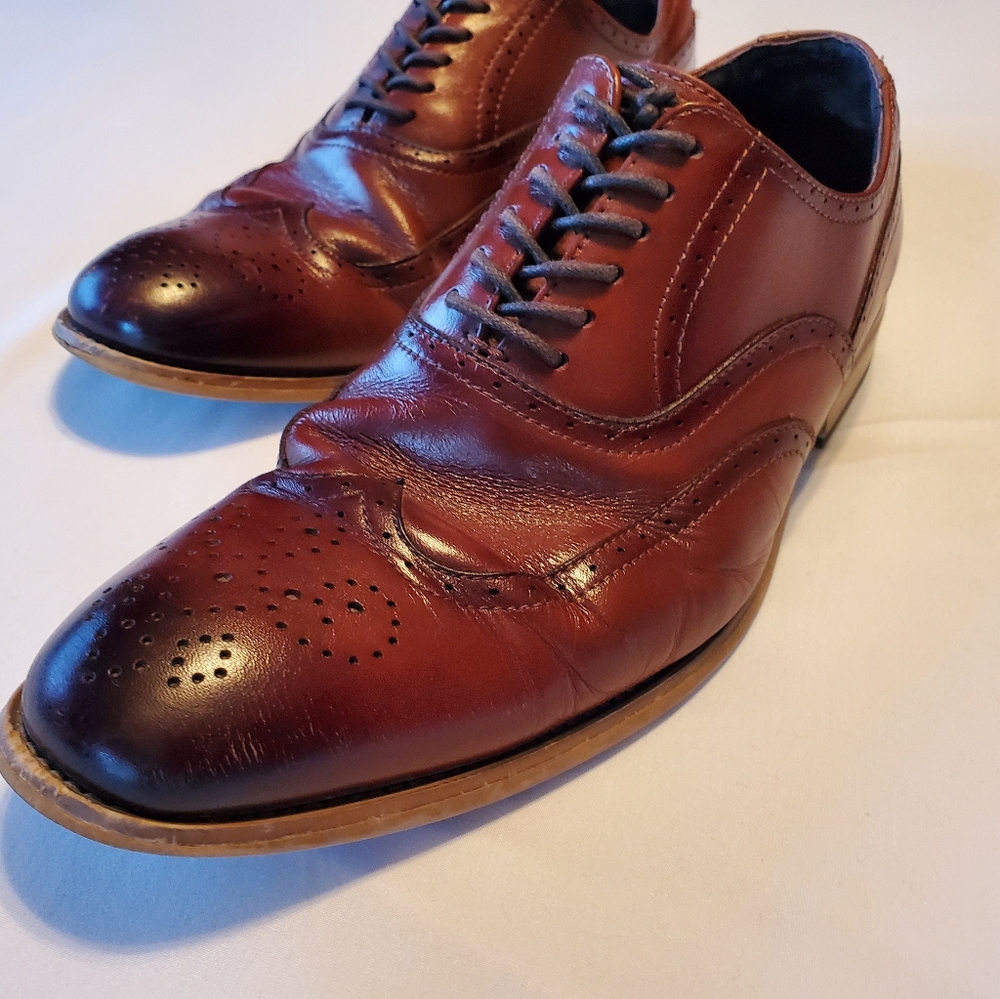 STACY ADAMS Men's Dunbar-Wingtip Oxford